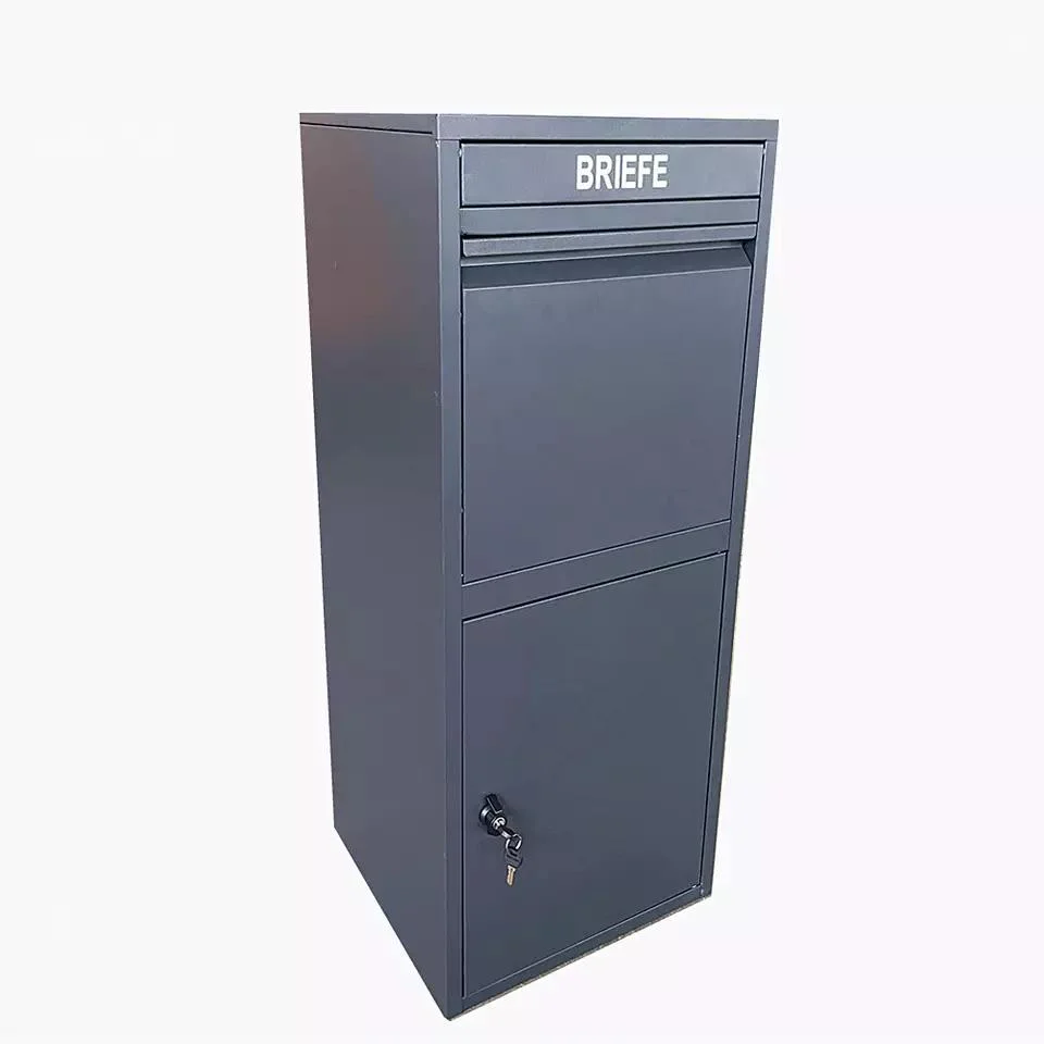 Wall Mounted Outdoor Waterproof Metal Delivery Mailbox Parcel Drop Box