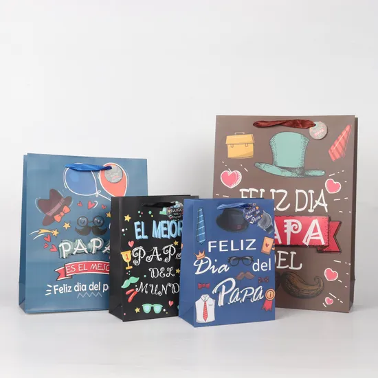 Squisito sacchetto di carta, abbigliamento alla moda, sacchetto regalo in carta, logo designble