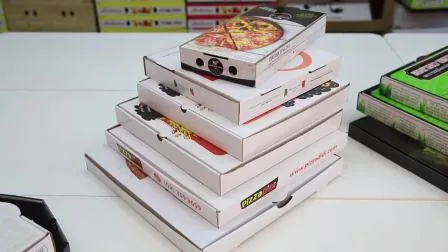 Dimensioni personalizzate 12 14 Scatole per pizza ondulate per imballaggio alimentare da 18 pollici